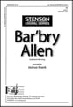 Bar'bry Allen TB choral sheet music cover